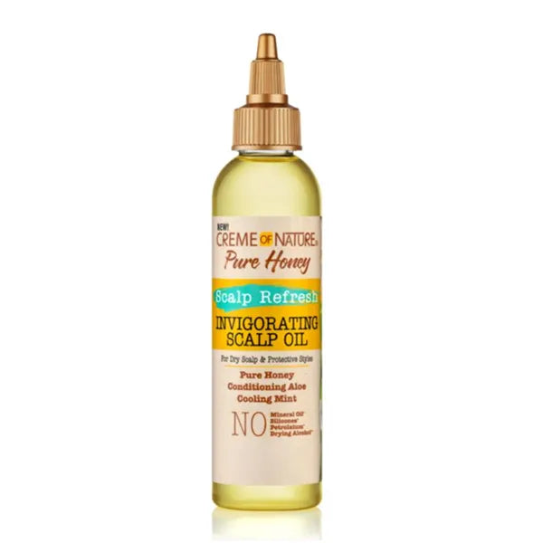 Creme of Nature Pure Honey Scalp Refresh Invigorating Scalp Oil 4oz