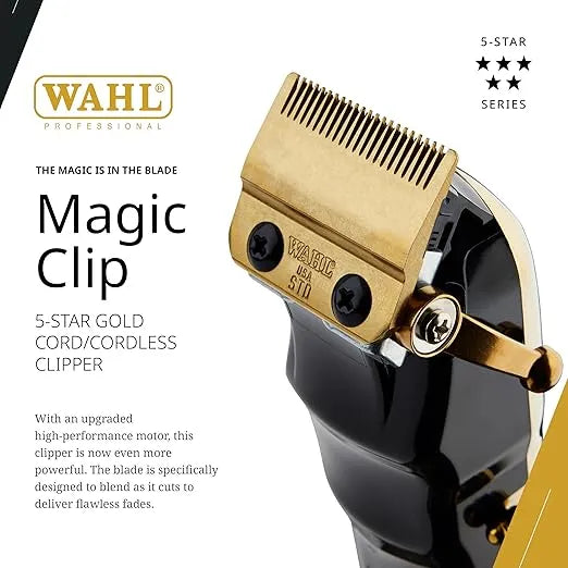 WAHL Professional 5 Star Gold Cordless Magic Clipper - #8148-700