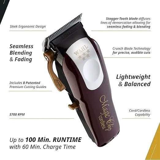 WAHL Professional 5 Star Cordless Magic Clipper - #8148