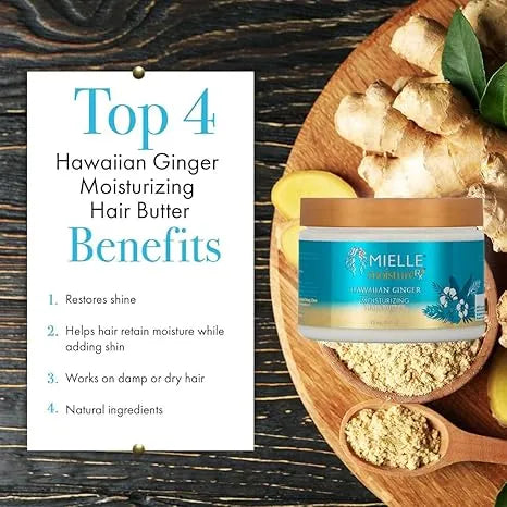 Mielle Moisture Rx Hawaiian Ginger Moisturizing Hair Butter 12oz