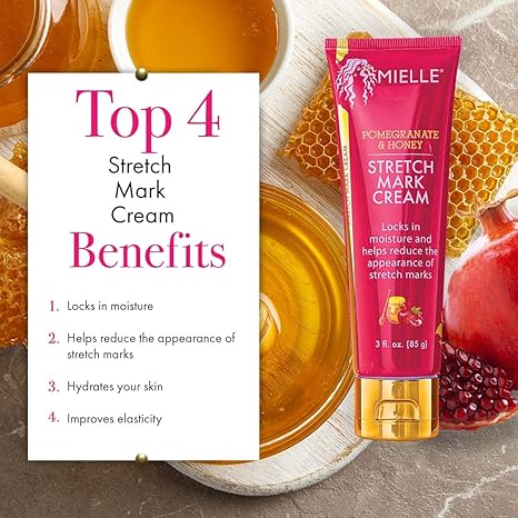 Mielle Pomegranate & Honey Stretch Mark Cream 3oz