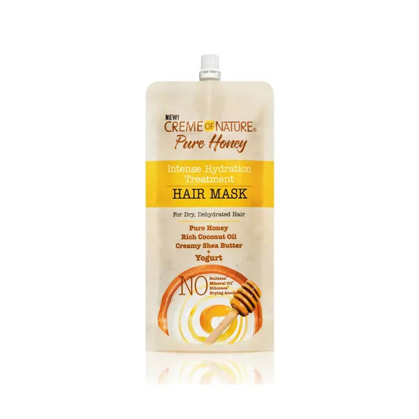 Creme of Nature Pure Honey Intense Hydration Treatment Hair Mask with Yogurt 3.8oz