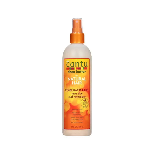 Cantu Shea Butter Spray Comeback Curl Next Day Curl Revitalizer 12oz