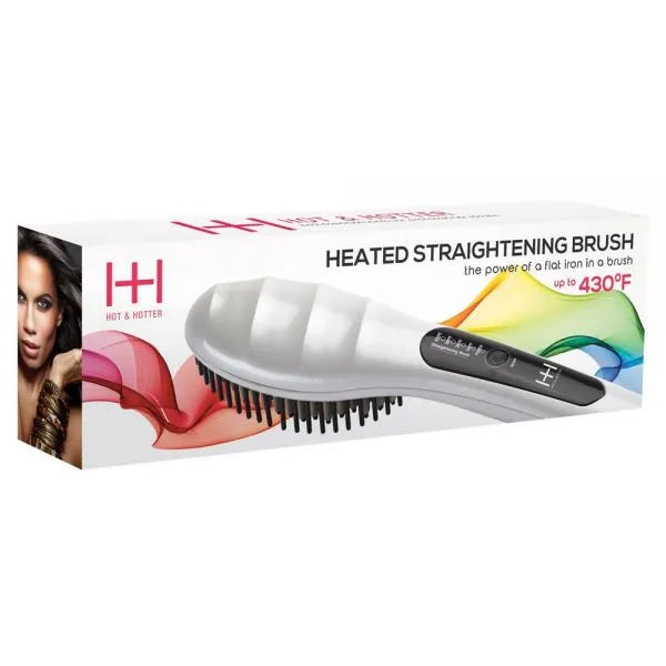 Hot & Hotter Heated Straightening Brush #5948