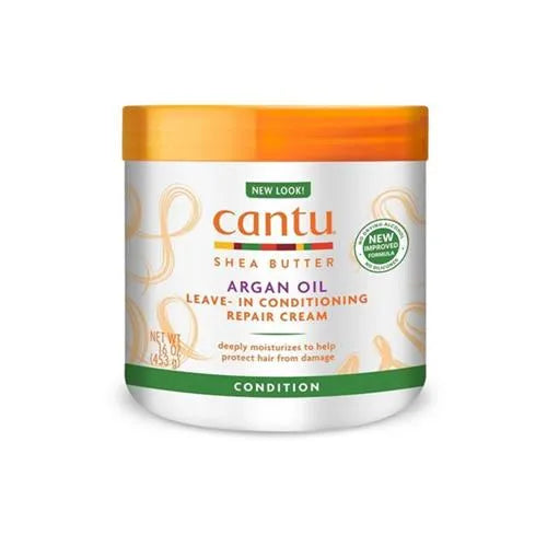 Cantu Argan Oil Leave-In Conditioning Repair Cream - 16oz - Beauty Depot Direct