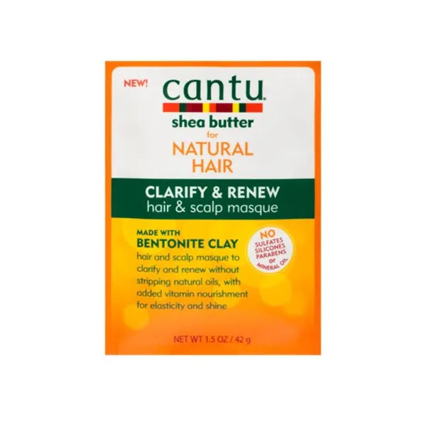 Cantu Clarify & Renew Hair & Scalp Masque Packette