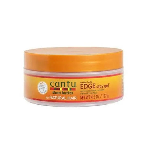 Cantu Shea Butter for Natural Hair Edge Stay Gel Extra Hold 4.5oz