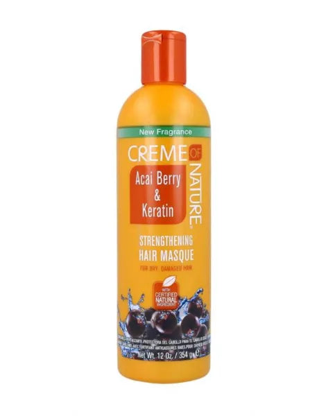 Creme of Nature Acai Berry & Keratin Hair Masque 12oz - Beauty Depot Direct