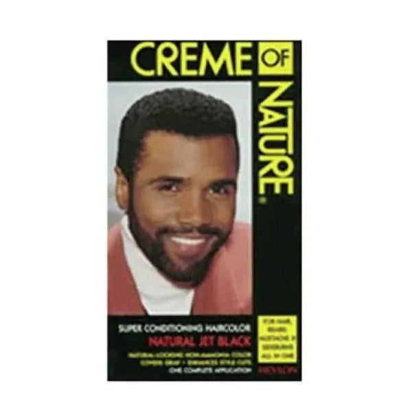 Creme of Nature Certified Natural Men's Gel Hair Color - Natural Jet Black - Beauty Depot Direct