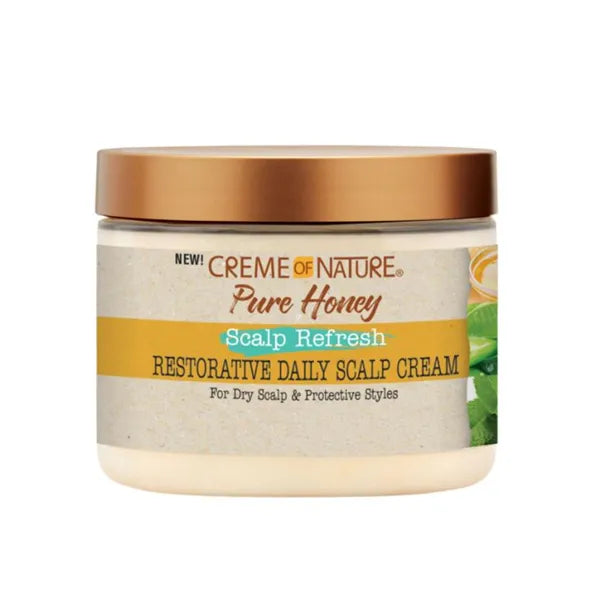 Creme of Nature Pure Honey Scalp Refresh Restorative Daily Scalp Cream 4.7oz